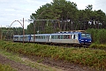 Dans les courbes au sud de Morcenx, la Z 7341 + Z 7337 va à Dax le 13.09.2008